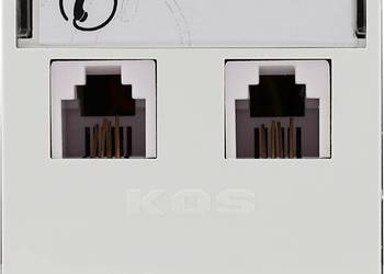 KOS gniazdo podwójne telefoniczne 2x RJ11 3504-64