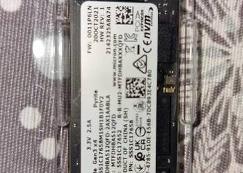 Dysk SSD M.2 512GB M2 2280 PCIe NVMe 500GB do laptopa komputera MICRON 2210