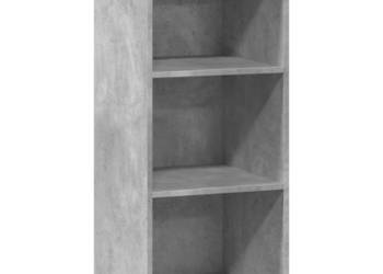 Szafka szarość betonu 40x41x93 cm materiał drewnopochodny WM-846351