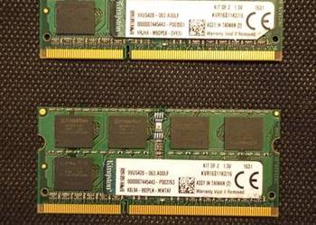 Kingston ValueRAM 16GB 2x8GB DDR3 1600MHz SO-DIMM RAM Laptop KVR16S11K2/16