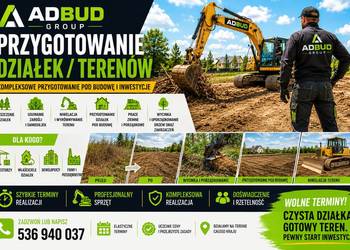 Przygotowanie Działki Pod Budowę | Karczowanie | Niwelacja Terenu