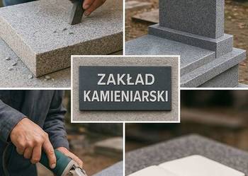 Tablice na grób, nagrobne na pomnik z montażem, Cmentarz Osobowice, grabisz