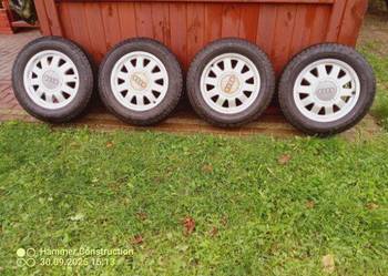 Alufelgi 5x112 z nowymi  oponami zimowymi 195/65/R15 audi passat