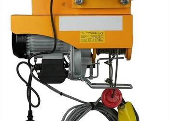 Wciągarka 500/990kg - 22 metry z wózkiem 230V, sterowanie 8m, wózek od 60mm