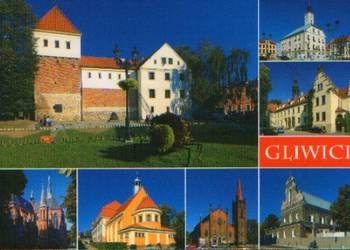 Kart. Pocz. Gliwice - widoki **  3 szt