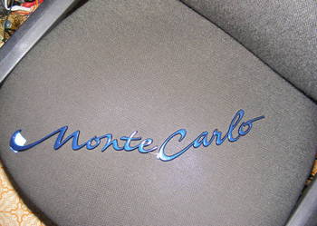 NOWY NAPIS ZNACZEK Monte Carlo CHEVROLET