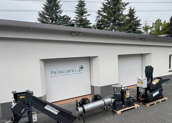 WYDAJNA LINIA DO PRODUKCJI PELETU 800kg/h TROCINA SŁOMA TRAWA DREWNO