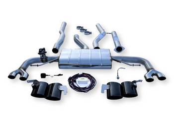 HEICO Volvo V60 S60 układ wydechowy sportowy czterokońcówkowy + klapa T6 T…