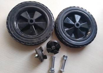 Dwa kółka transportowe 175 mm x 37,5 ze śrubami.