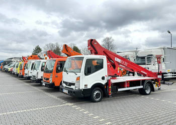 Nissan Cabstar Podnośnik Koszowy 25m CMC PLA 250 Zwyżka Pilot Wumag GSR Mu…