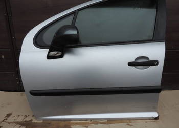 PEUGEOT 207 5D DRZWI LEWY PRZÓD PRZEDNIE