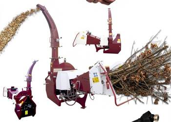 OPTIMAT BIZON 6 ROZDRABNIACZ DO GAŁĘZI 170MM WOM HYDRAULICZNY PROFESJONALNY