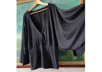 bluzka lejąca elegancka kimono wizytowa szerokie rękawy