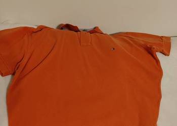 Pomarańczowe Polo Tommy Hilfiger | Klasyk | Rozmiar (XL)