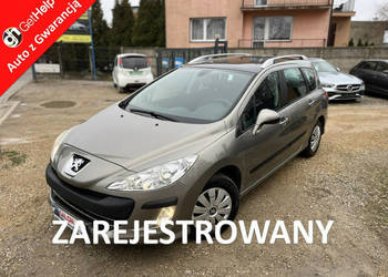 Peugeot 308 SW 1.6 7osob Zarejestrowany Klima Panorama Stan BDB Długie Opł…