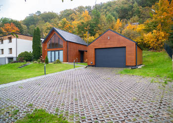 Nowoczesna, całoroczna stodoła nad pięknym kaszubskim jeziorem