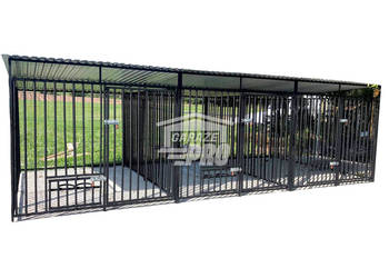 Kojec dla Psa 3w1 6x2m Klatka XXL 3 stanowiska GP174