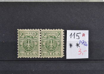 Znaczki. Polska Fi 115 **