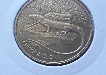 2 zł Jaszczurka Zielona-2009 r.-UNC