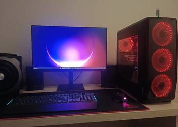Kompletny Zestaw gamingowy Ryzen 5 / RX 6600 + Monitor 165Hz + peryferia