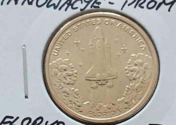 1 $ USA -2025 r. men. "D" - Innowacje-Prom kosmiczny - Floryda