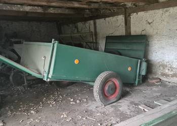 Przyczepa jednoosiowa dwukółka