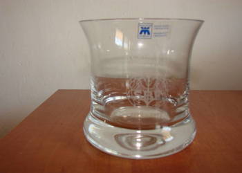 MAGNOR NORWAY kryształowa szklanka jubileuszowa