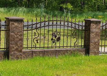 Ala Klinkier, Imitacja Klinkieru, ogrodzenie, ogrodzenia, słupki, murki