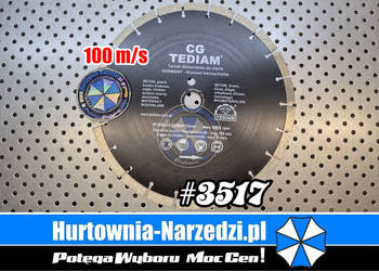 Tarcza diamentowa 300mm h12mm 100m/s CG Tarcza do betonu 300mm
