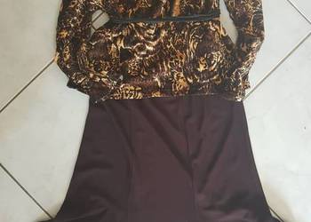 XL- spódnica kiecka rozkloszowana lejąca elegancka wysmukla