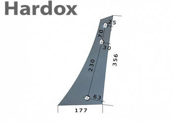 Pierś HARDOX 24113/L części do pługa NIEMEYER