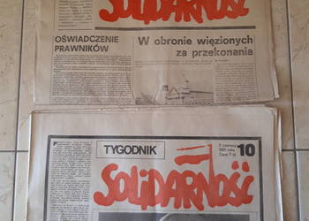 Gazeta solidarność nr 9 i 10 1981r