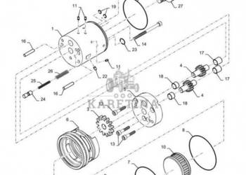 New Holland T6090 T6070 Pompa hydrauliczna 87543729