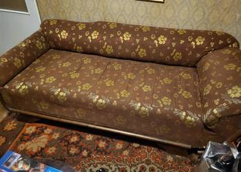 Przedwojenny komplet mebli, kanapa, fotel,