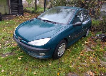 PEUGEOT 206 kolor zielony przód maska zderzak błotniki lampy