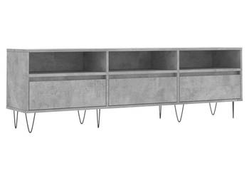 Szafka pod TV szarość betonu 150x30x445 cm WM-831280