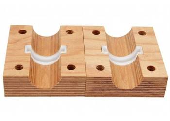 AZ31217 Drewniane łożysko do wału mieszadła słomy 38 mm kombajnu zbożowego 