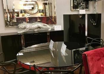 KOMODA CROMO CL05 Styl New York czarny lub biały wysoki połysk Art-Futuro