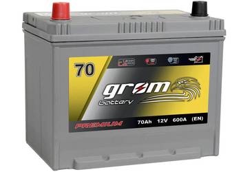 Akumulator GROM Premium 70Ah 600A Japan Lewy plus