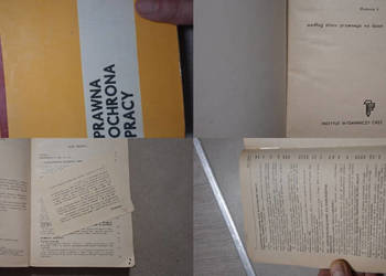 Prawna Ochrona Pracy, II wydanie z 1976 roku – b. niski nakład, PRL-owski u