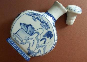 Antyk Retro Butelka Pojemnik Chiński Dynastia Qing Chiny