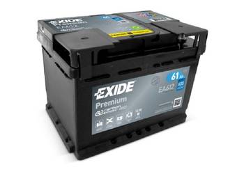 Akumulator 61Ah 600A Exide Premium - DARMOWY DOWÓZ I WYMIANA Akumulator 61Ah 600A Exide Premium - DARMOWY DOWÓZ I WYMIANA