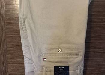 Tommy Hilfiger Denton straight fit bawełna elastan 38/30  structure chino
