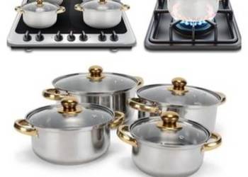 zestaw garnków cookware set steel (5 szt.)
