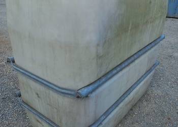 Zbiornik 1100l Duży Właz Przewierty Płuczka Woda Chemia TRANSPORT