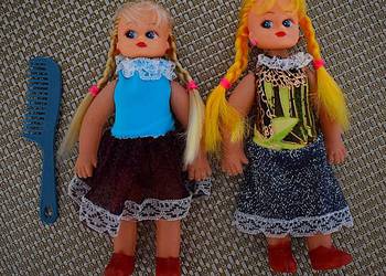 Dwie małe lalki z przed lat - nieużywane .