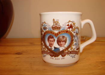 Karol i Diana 1981r kubek England