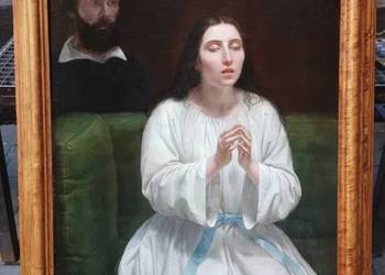 Muzealny obraz Białej Damy XVIIw. Muzealny obraz Białej Damy XVIIw.