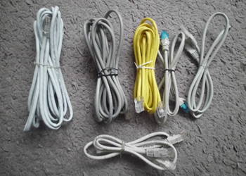 Kabel sieciowy RJ-45 LAN Ethernet, Internet, Router x 9
