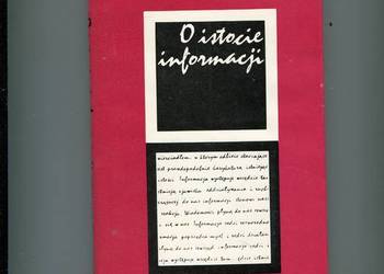 O istocie informacji - Edward Kowalczyk